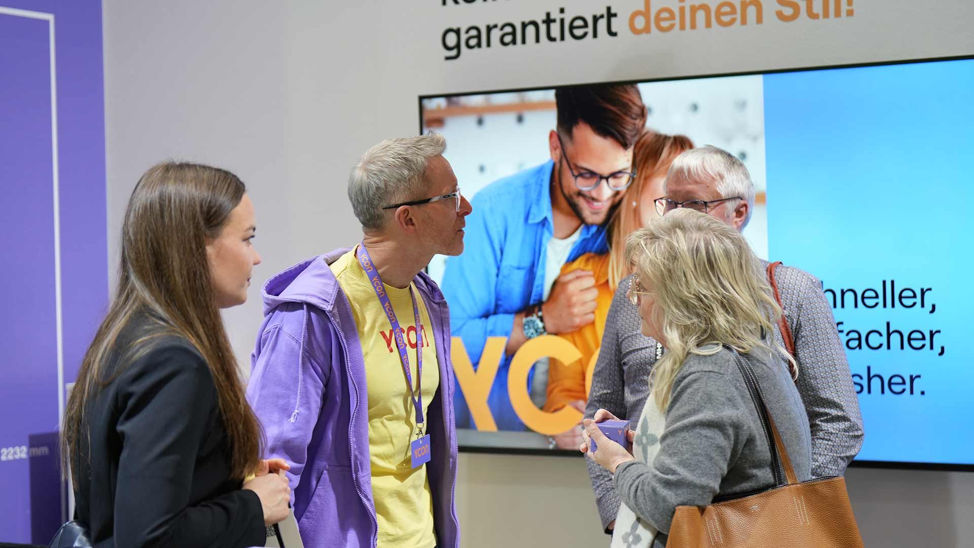 YCON Messestand auf der living & style