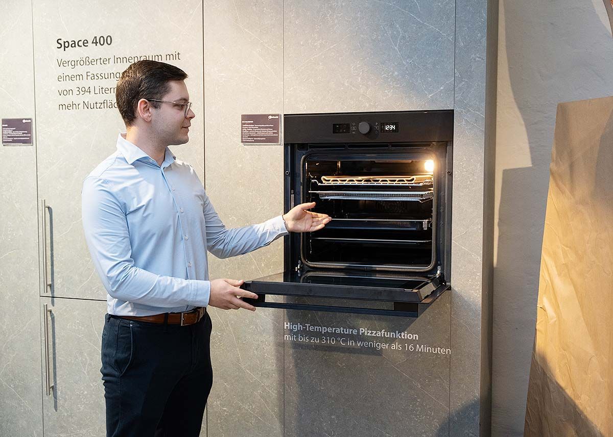 Pizza-Backöfen mit Temperaturen von bis zu 310 °C