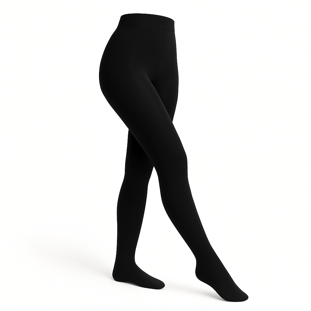 Dos mujeres vestidas con leggings negros.
