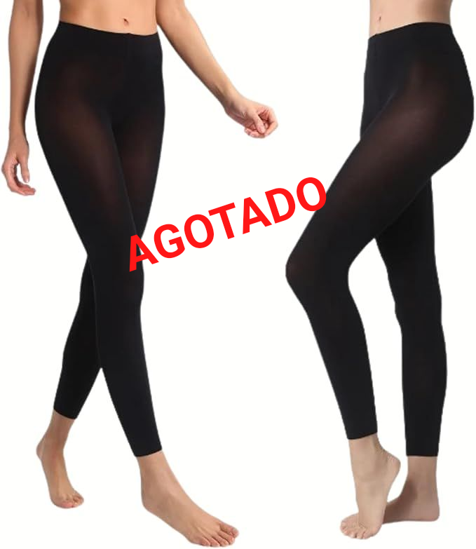 Dos mujeres vestidas con leggings negros.