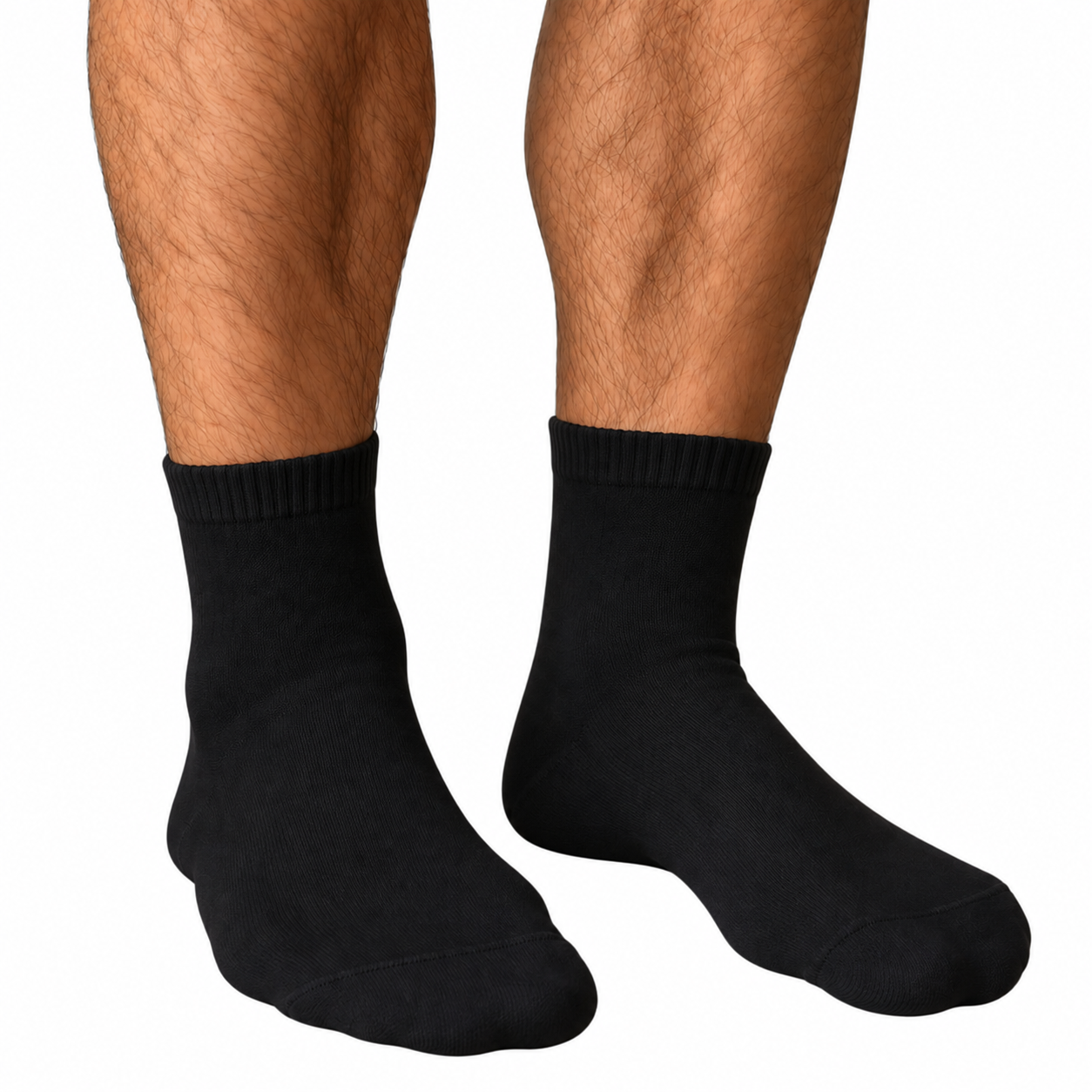 pack de 6 calcetines mujer/hombre de algodón uso deportivo ó casual–unisex adulto cómodos transpirables y suaves. Medias en Blanco y Negro para cualquier ocasión (Algodón, Negro 40-46)