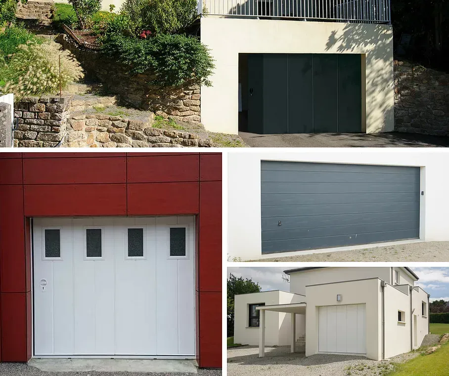 Ensemble de portes de garage réalisées par Areno