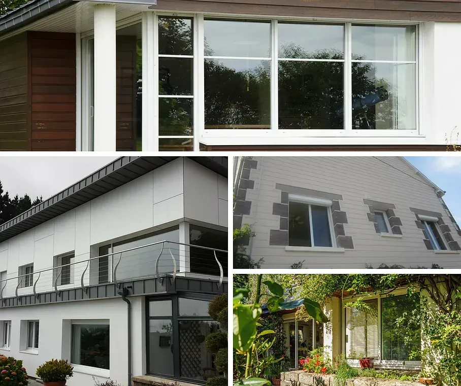 Ensemble de fenêtres réaliseés par Areno