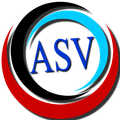 Vers Accueil Logo de l'entreprise ASV, formant un cercle avec trois traits de couleur rouge, bleu et noir
