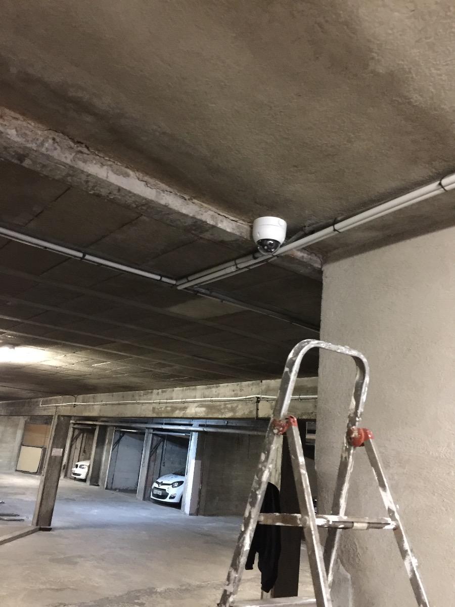Vidéosurveillance d'un parking souterrain