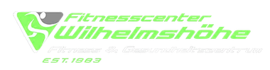 Ein Logo für ein Fitnesscenter namens Fitnesscenter Wilhelmshöhe