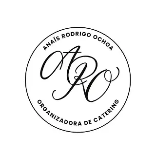 Un logo para anais rodrigo ochoa organizadora de catering