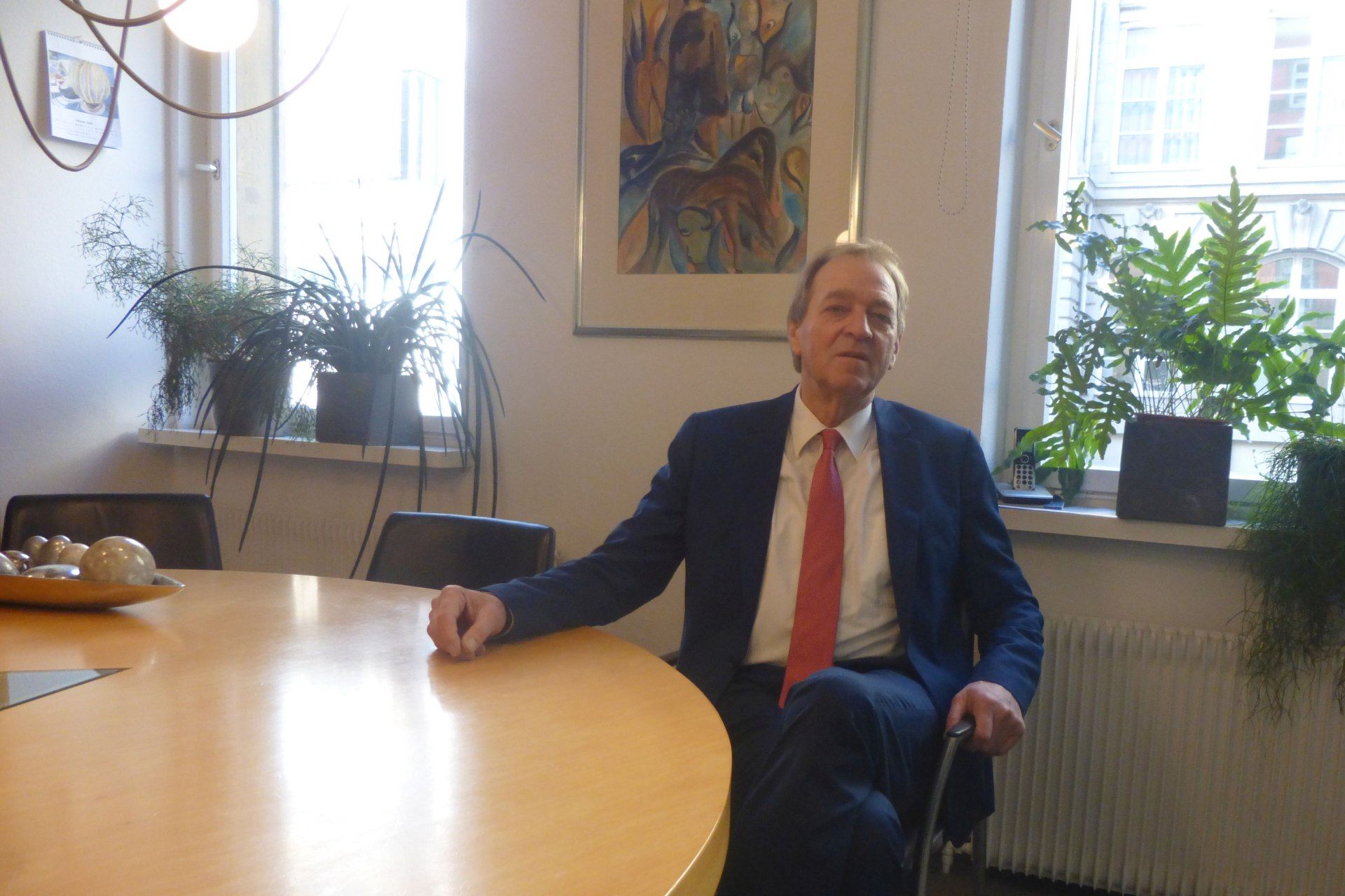 Reimar Scheu in seiner Kanzlei