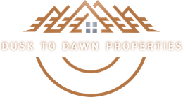 Dusk to Dawn Properties logo, luxury vacation rentals