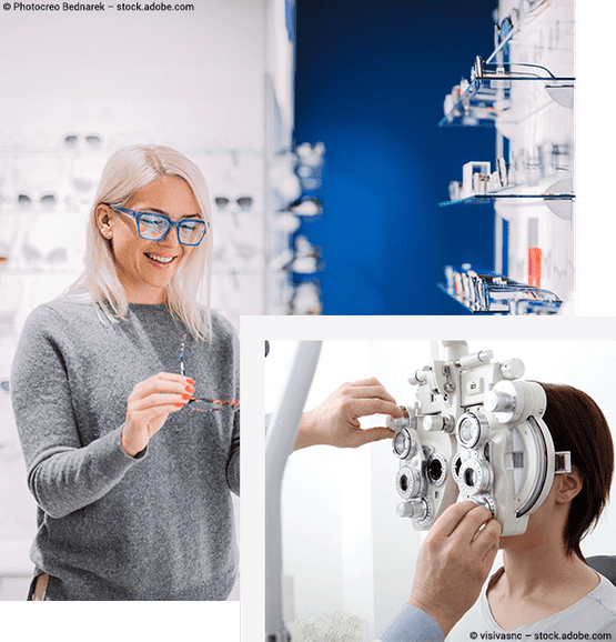Brille auswählen, Sehstärkenbestimmung