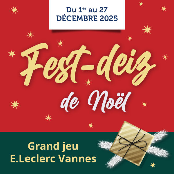 Du 1er au 27 décembre 2025, Fest-deiz de Noël, Grand jeu E.Leclerc Vannes.