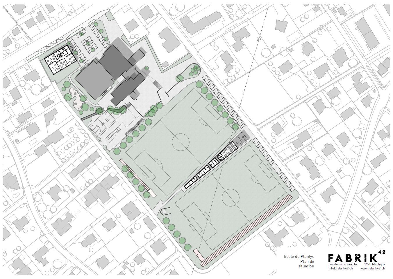 Concours UAPE - plan 3d - vue de dessus 2