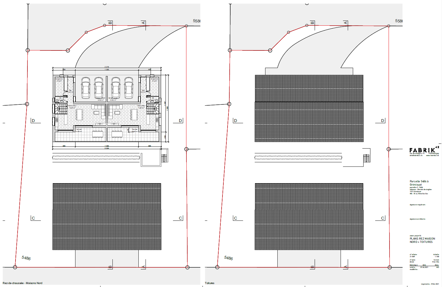 Clos des condemines - Fabrik42 - projet architecture - extérieur - plan 3d