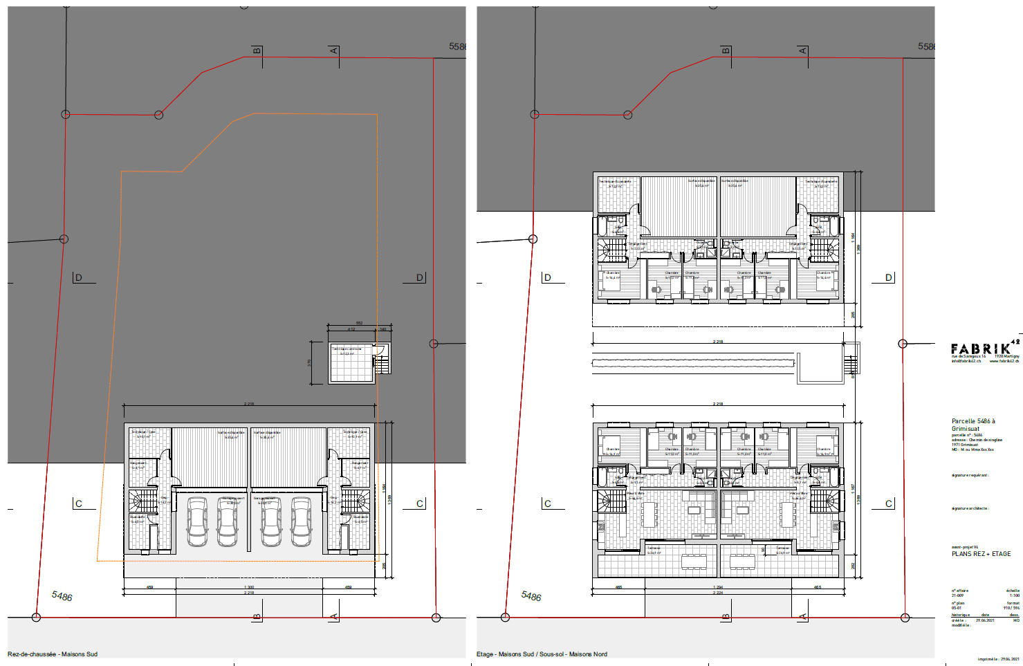 Clos des condemines - Fabrik42 - projet architecture - plan 3d 