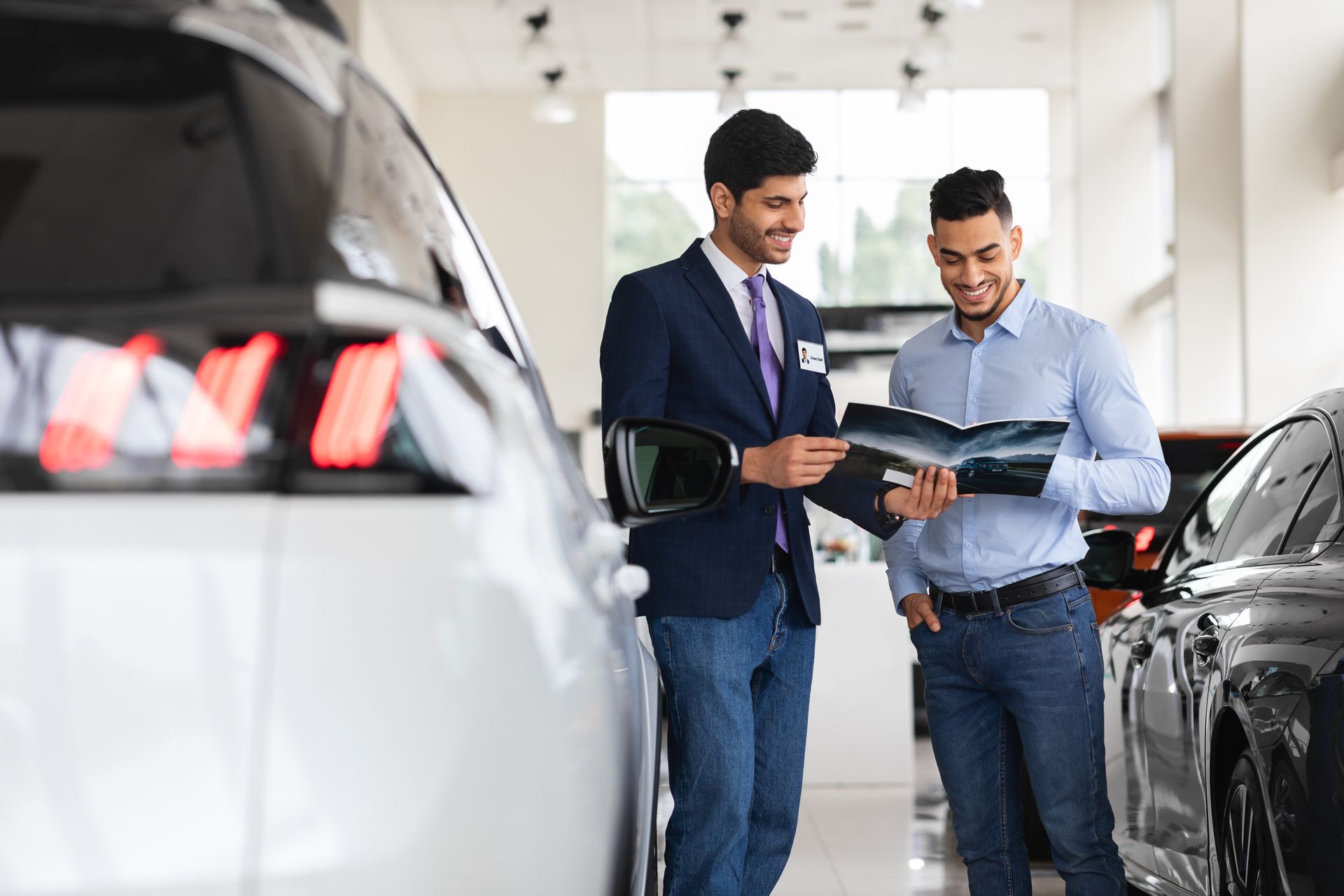 Beratung im Autohaus