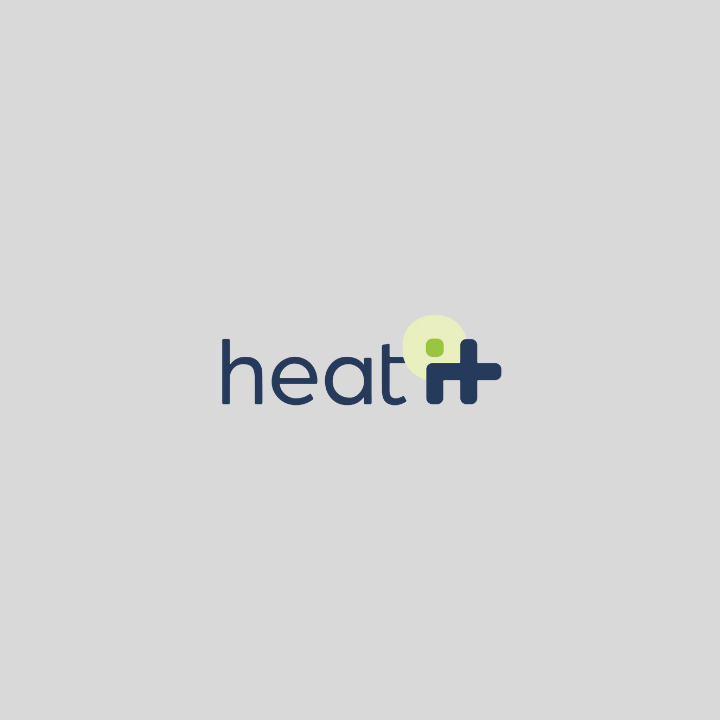 Un logotipo para una empresa llamada heat +