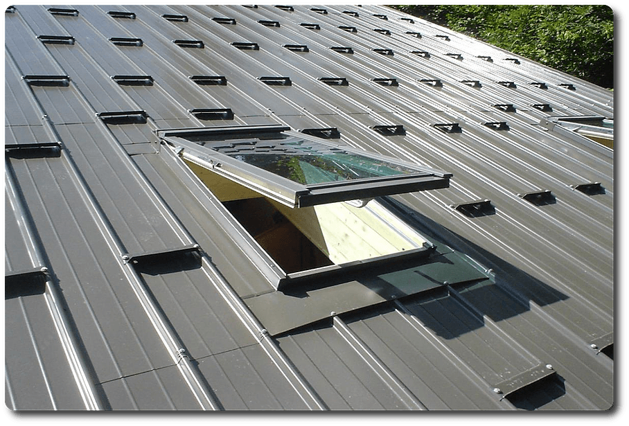 Toiture en bac acier