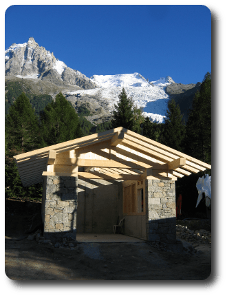 Garage en construction