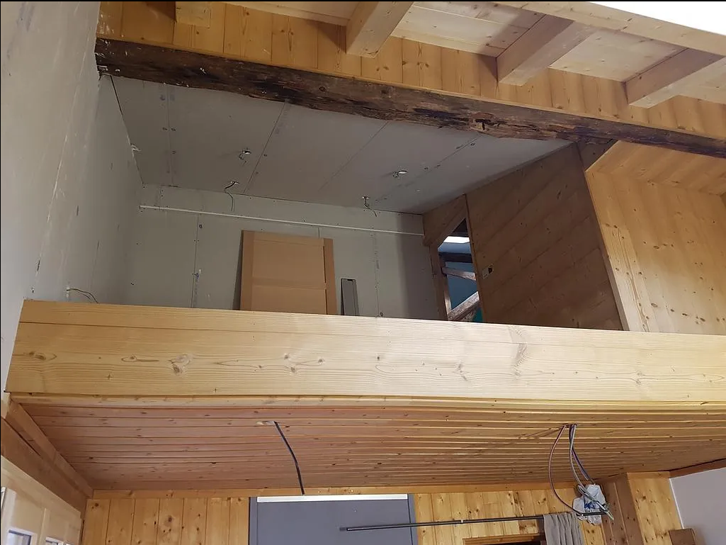 Réaménagement intérieur d'une vieille ferme