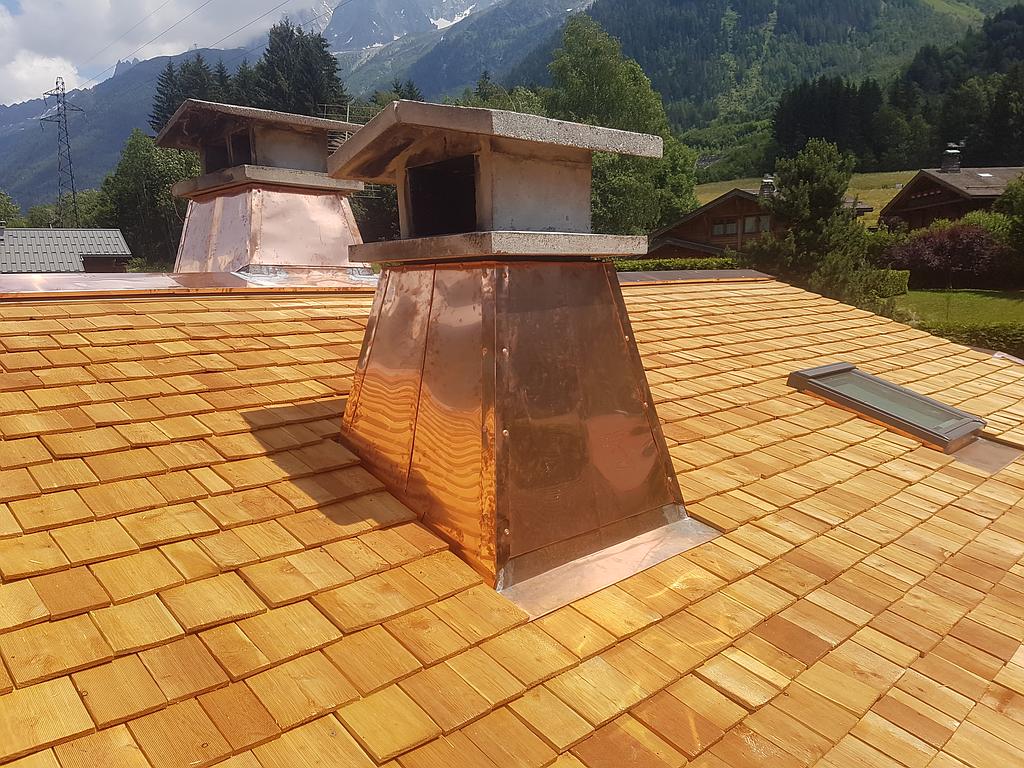 Toiture en tavaillon