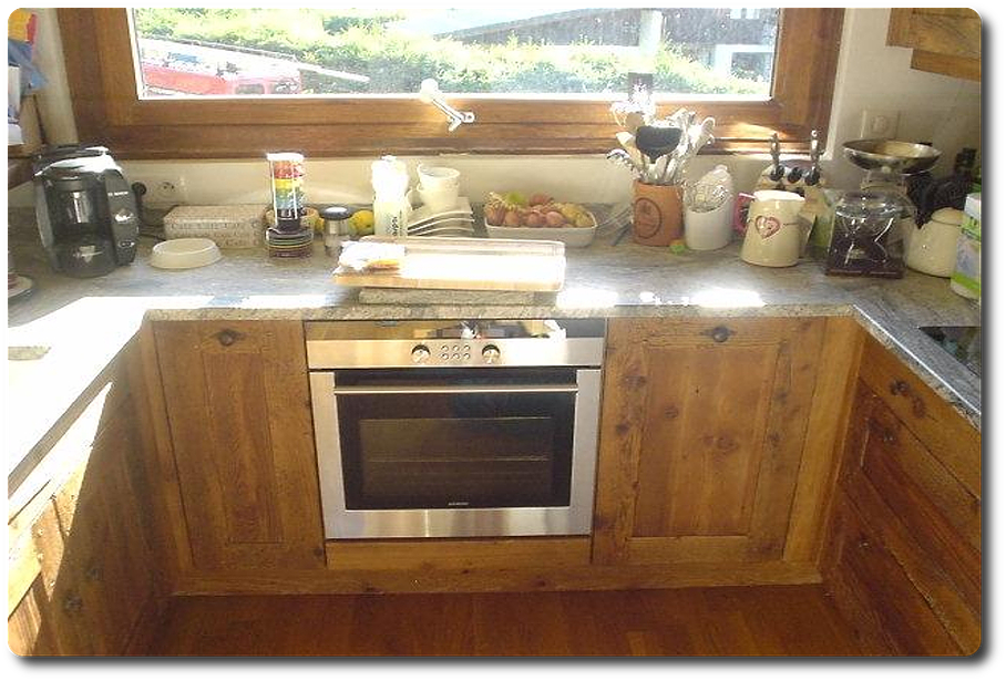 Cuisine complète en bois