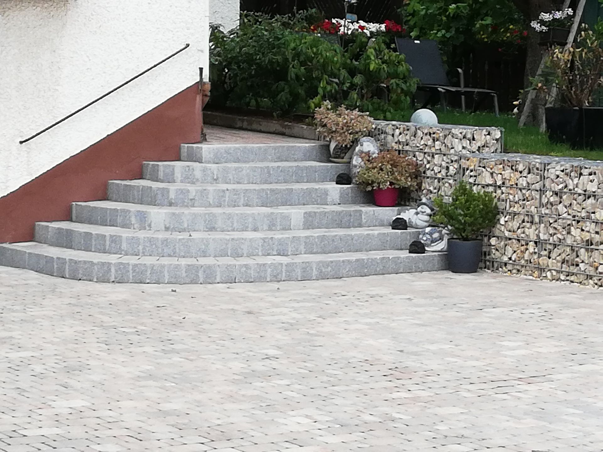 Treppenaufgang aus Stein