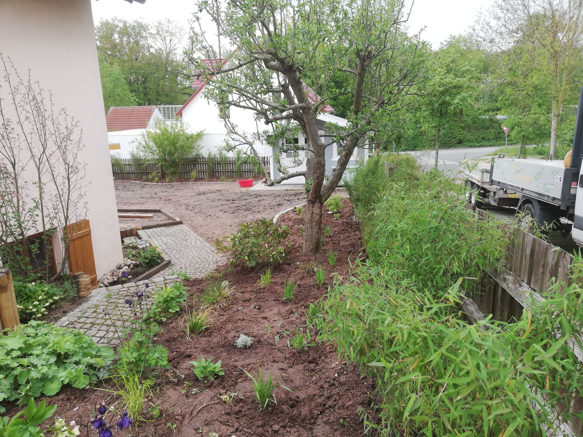 Bepflanzung eines Vorgartens 