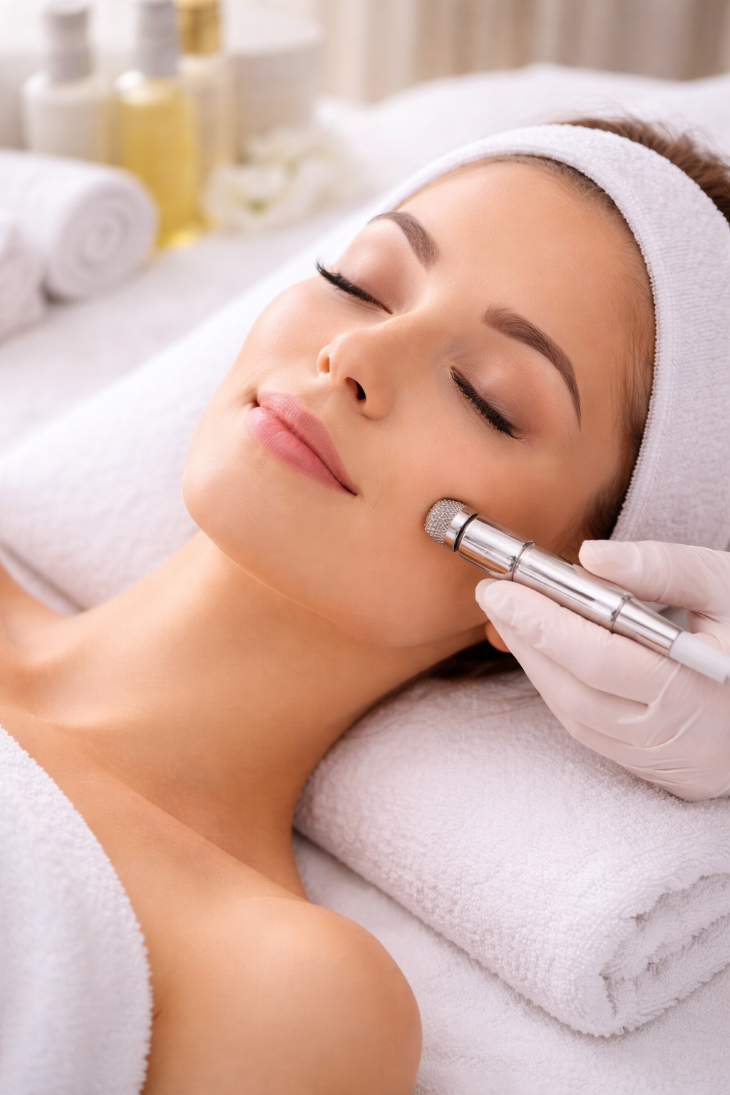 Diamant Mikrodermabrasion im Kosmetikstudio in Basel