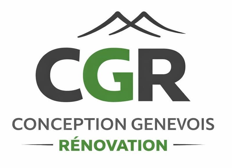 Logo CGR Conception Genevois R&eacute;novation, entreprise sp&eacute;cialis&eacute;e dans les travaux de r&eacute;novation.