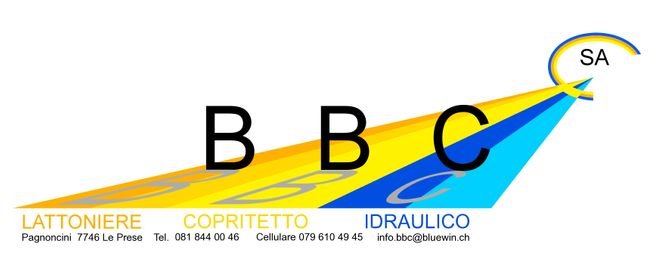 Logo B.B.C. SA di Daniele Cortesi - lattoniere - impianti sanitari - copritetto - idraulico - Le Prese - Grigioni