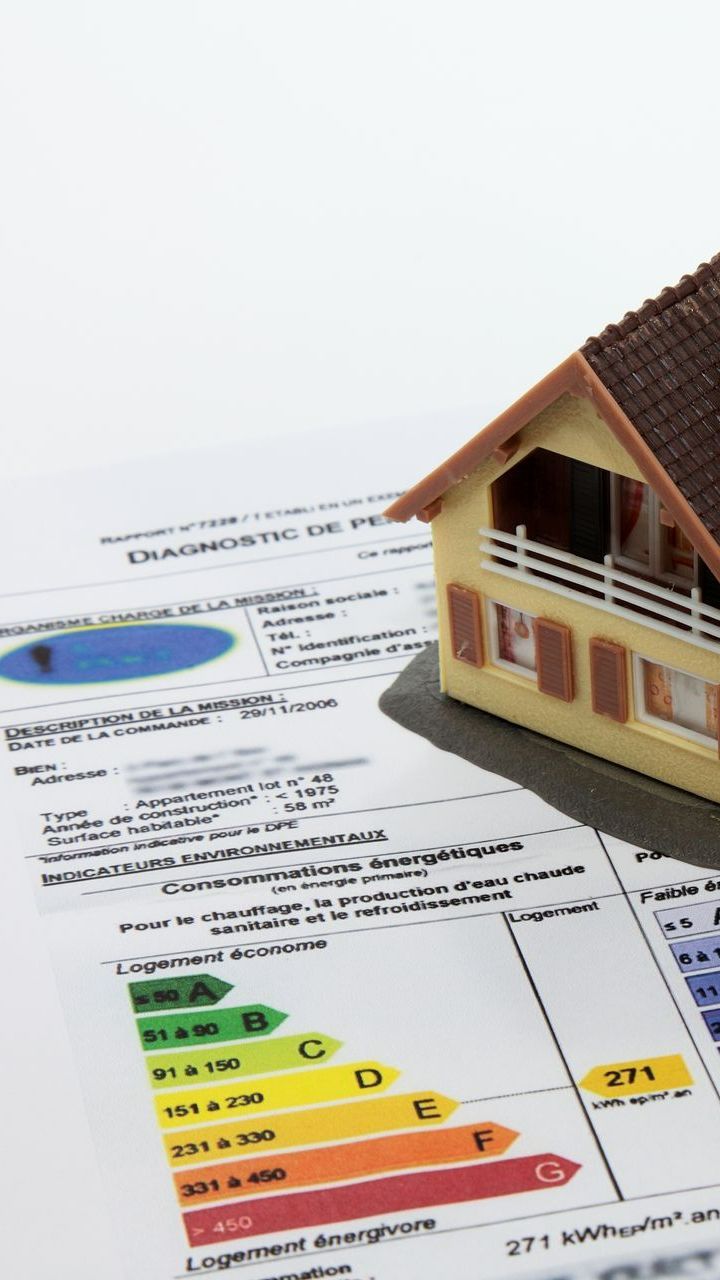 Fiche avec classement de performance énergétique