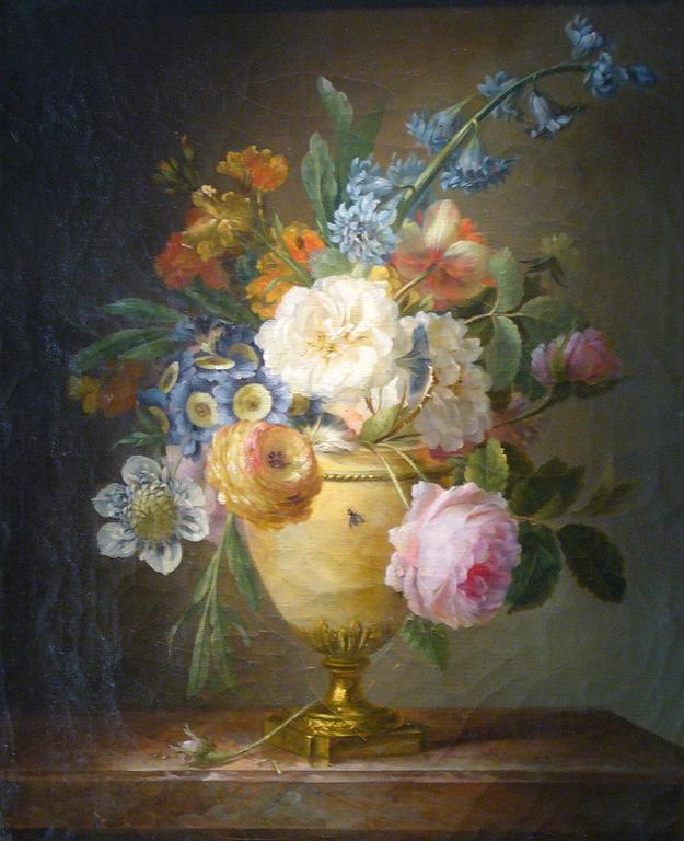 Tableau de fleurs XVIIIème