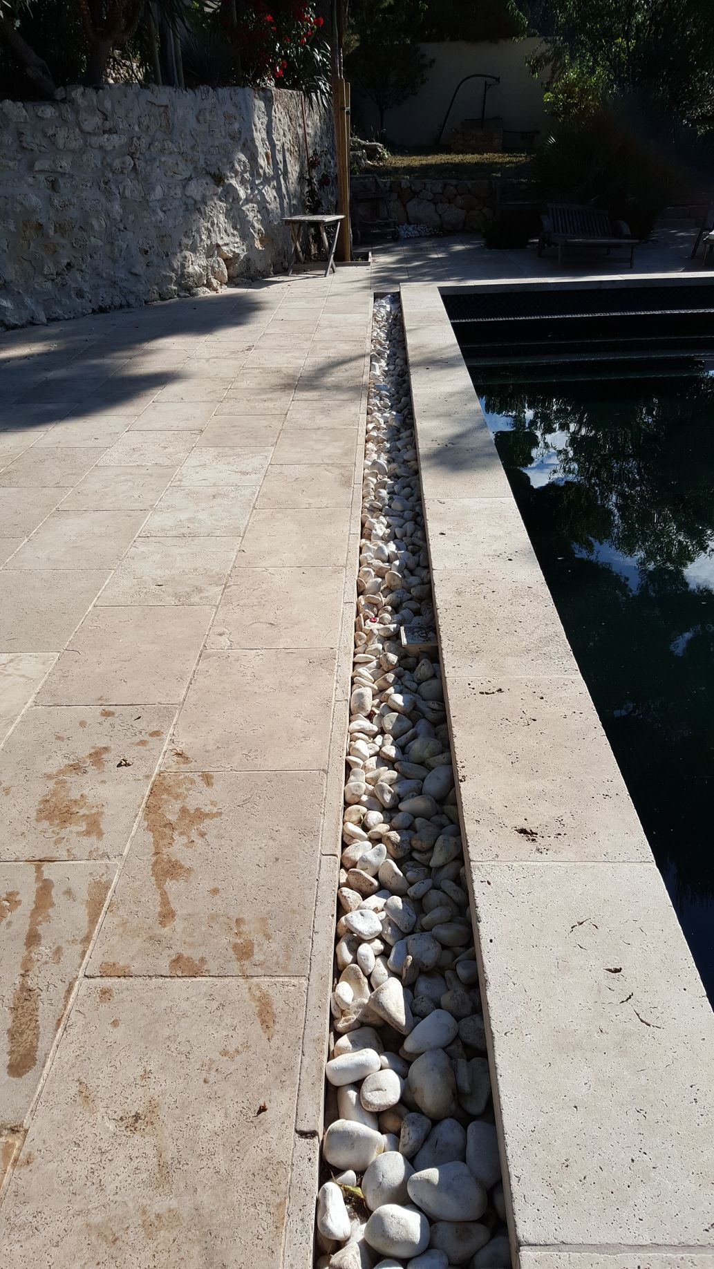 Piscine avec abri