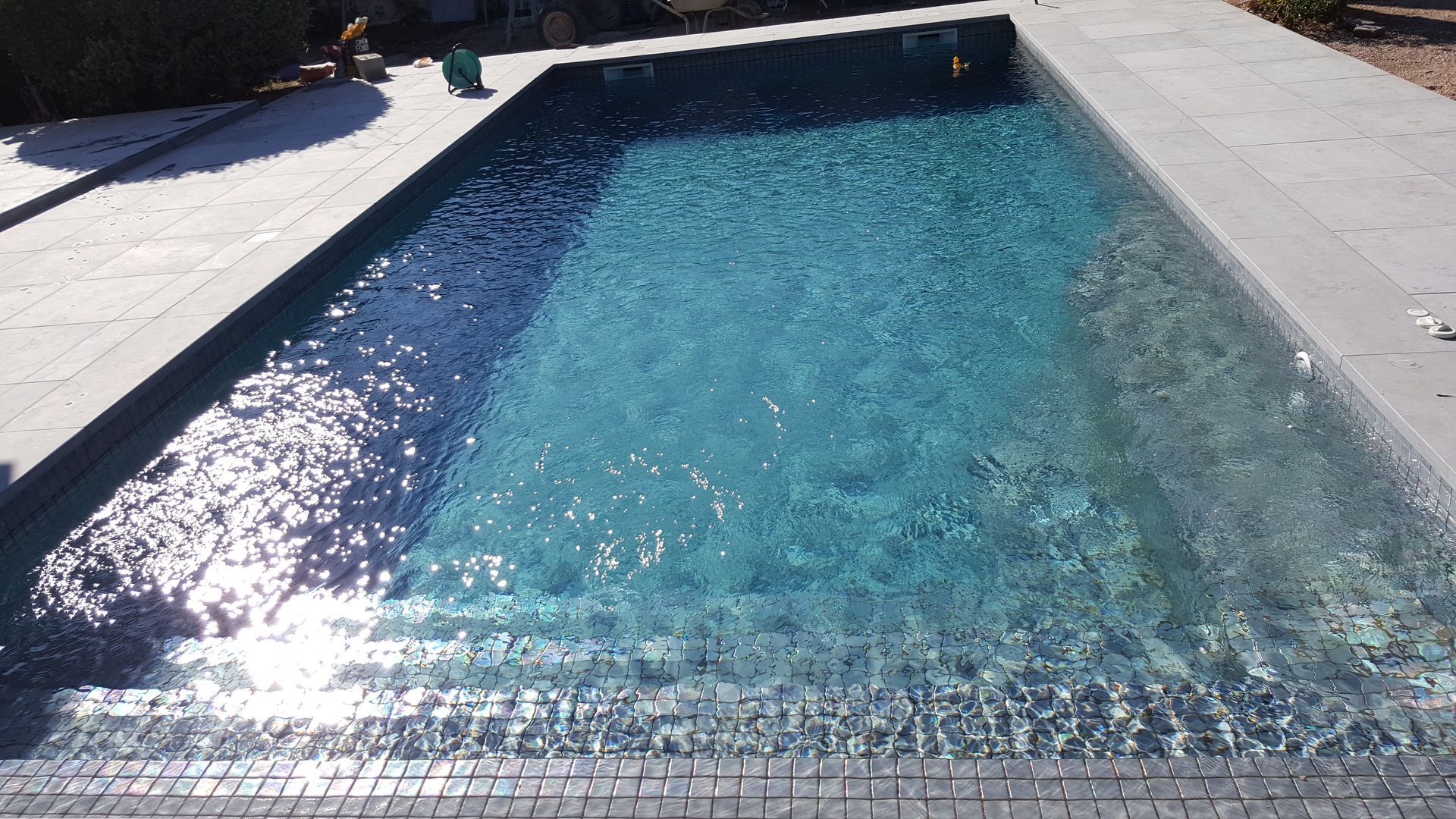 Piscine avec mosaïque