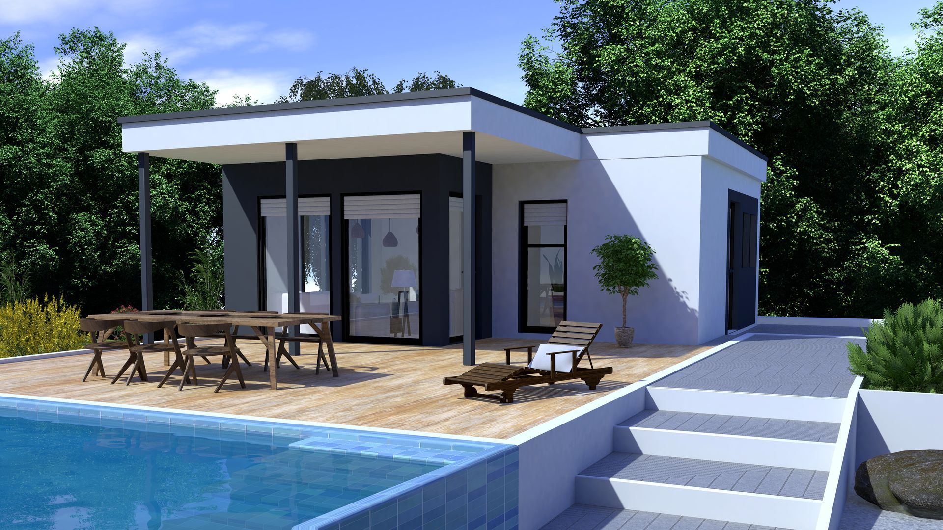 Pool house