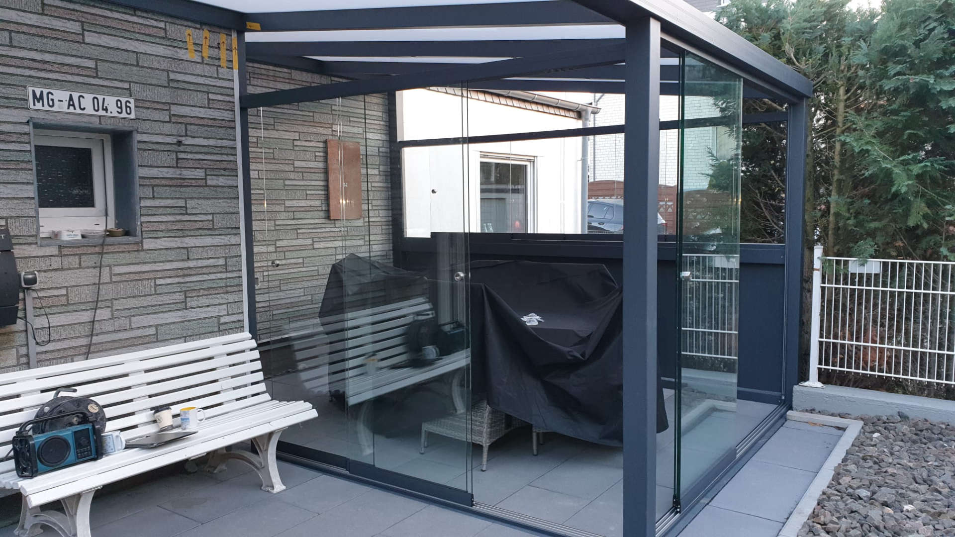 Wintergarten von außen