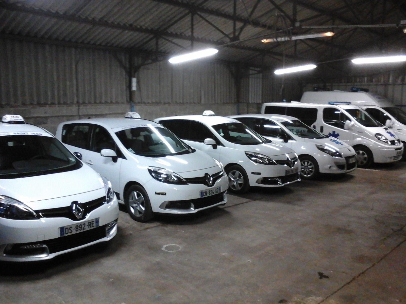 Flotte de véhicules sanitaires