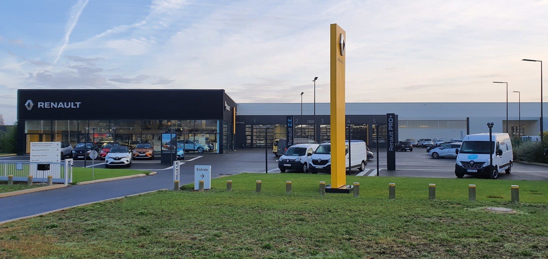 Construction de bâtiments professionnels