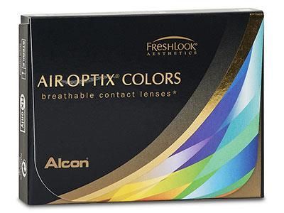 Eine Schachtel Alcon Air Optix Colors Kontaktlinsen