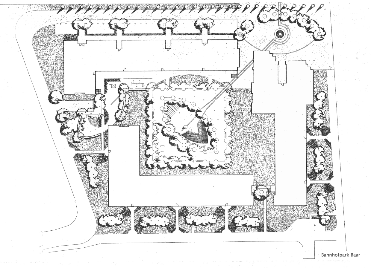 Plan Bahnhofpark Baar - ilex GmbH