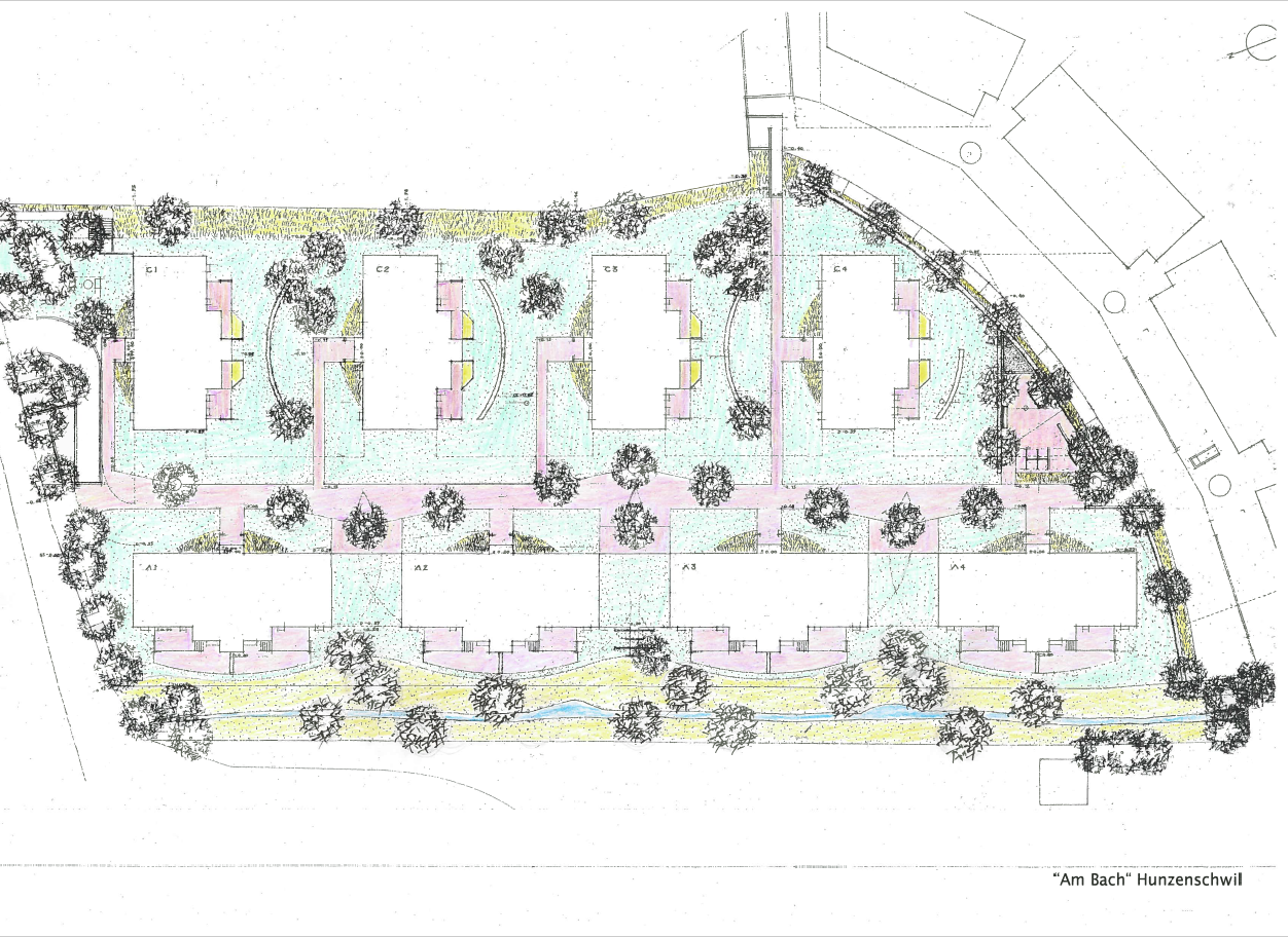 Plan Am Bach Hunzenschwil - ilex GmbH