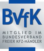 BVfK Mitglied im Bundesverband freier KFZ-Händler BVfK Mitglied im Bundesverband freier KFZ-Händler