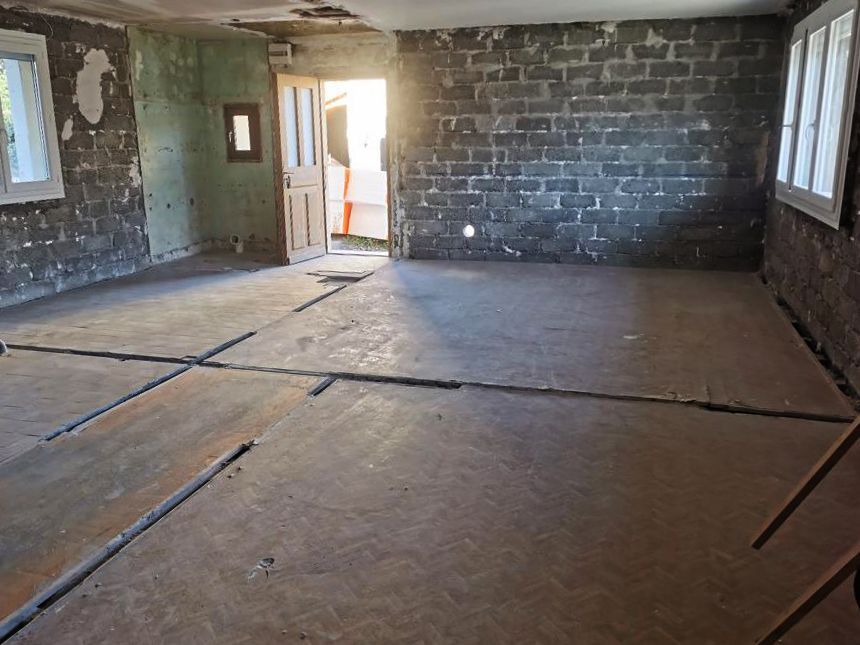 Pièce en construction vide