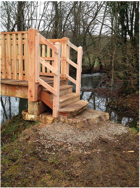 Passerelle en bois
