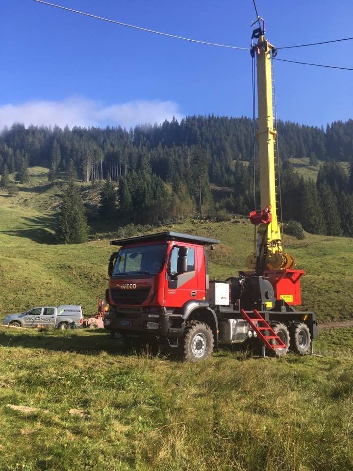 BG Câblage - Câble-grue mobile - Morlon