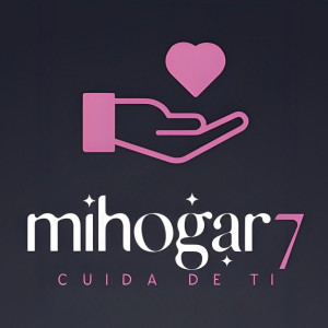 Mano rosa sosteniendo un corazón rosa sobre el texto 