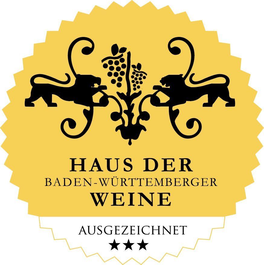 A logo for haus der baden-wurttemberg weine