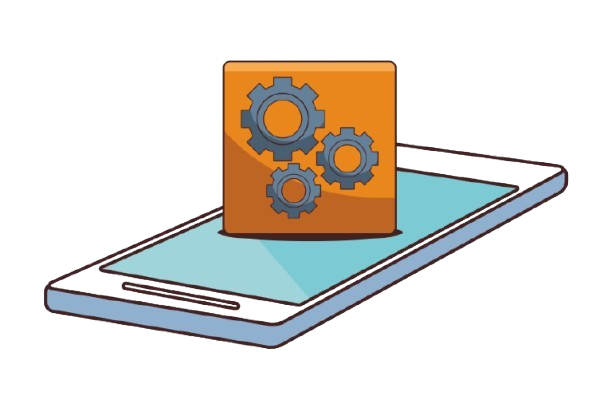 Una computadora portátil con un montón de iconos en ella.