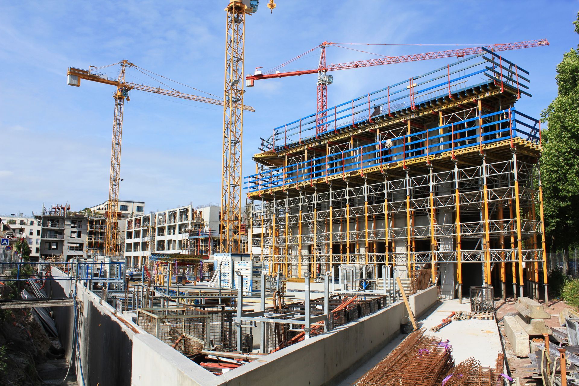 Chantier de construction en Bretagne
