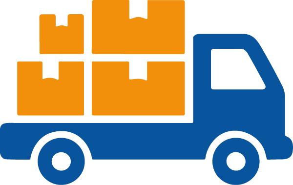 Icon, LKW mit Kisten